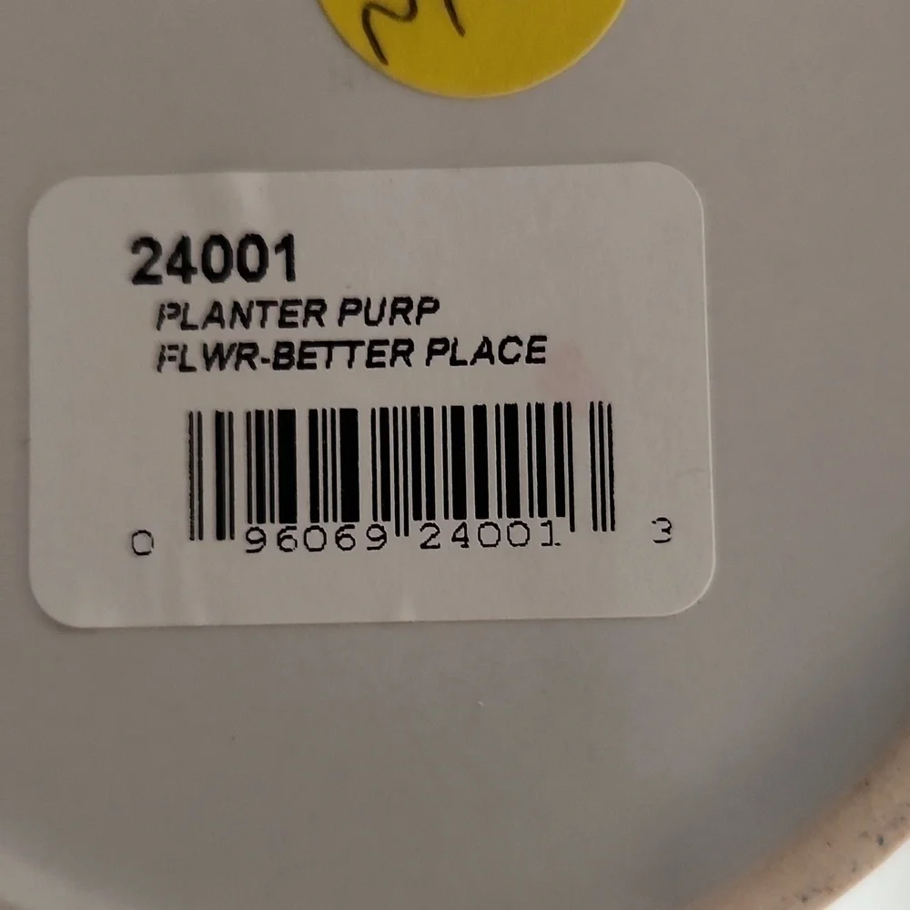 You make the world a better place planter ceramic